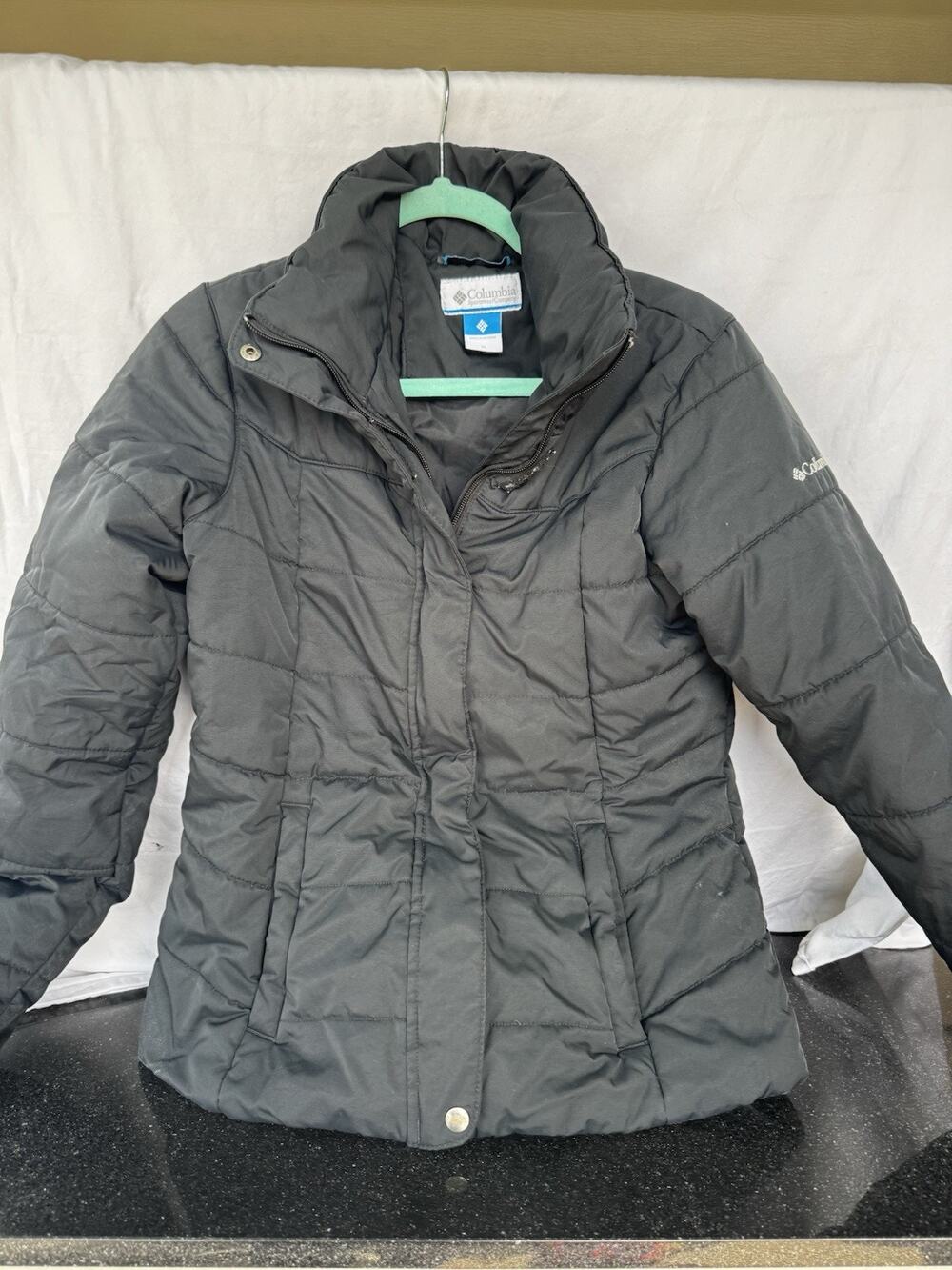 Columbia Sportswear Omni Shield Puffer jacket Black Med Advaced water repellent